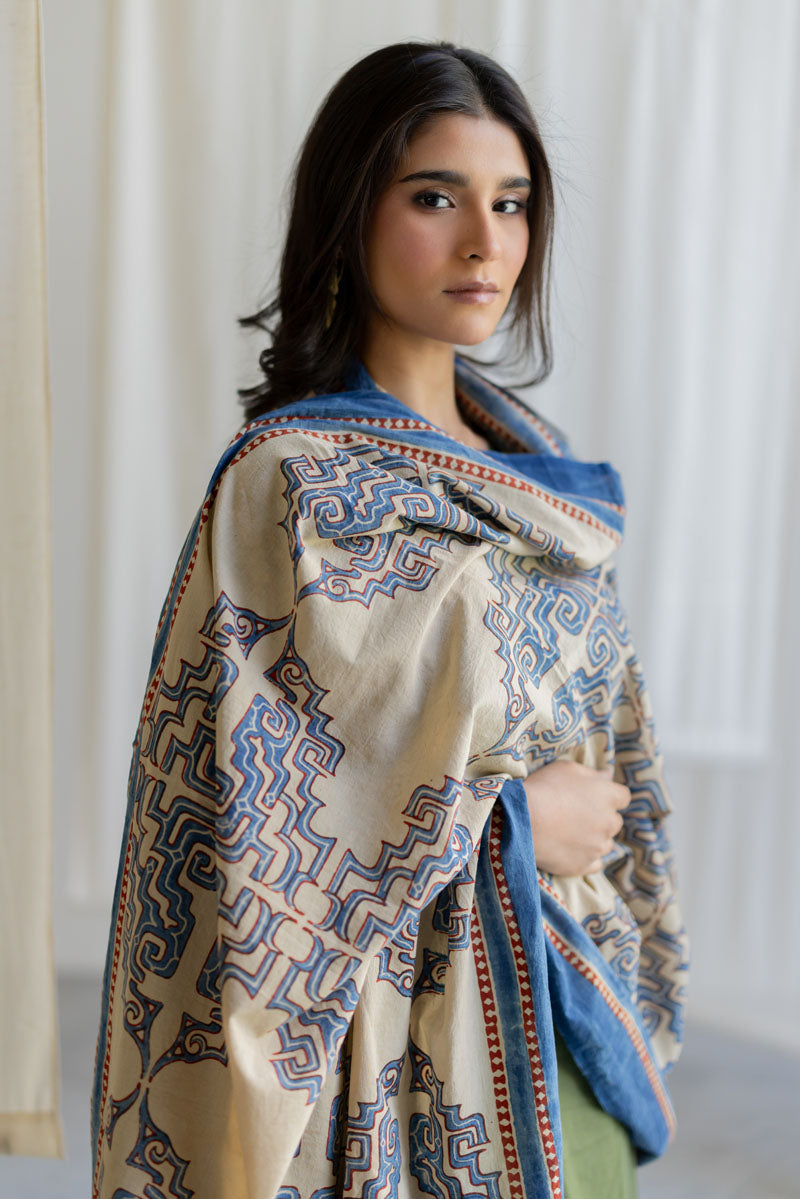 Cotton Dupatta - Kshiti