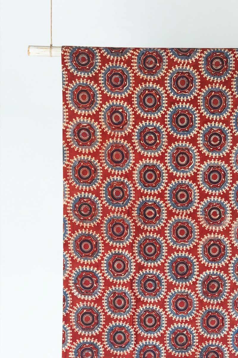 Cotton Fabric - Fara Burgundy