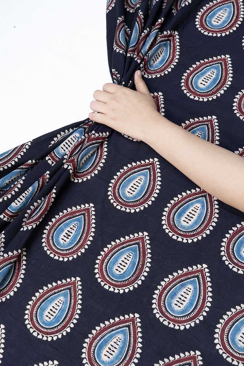 Cotton Fabric - Umi Black