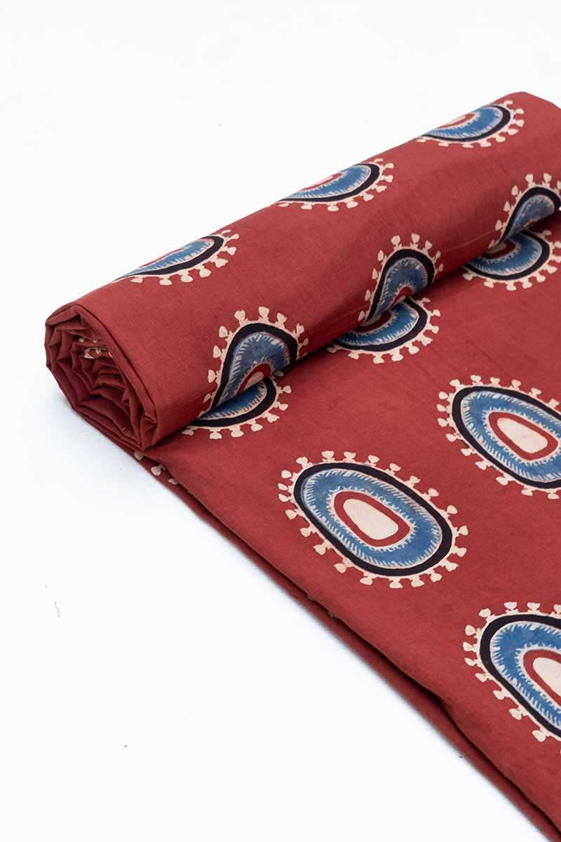 Cotton Fabric - Yuna Red