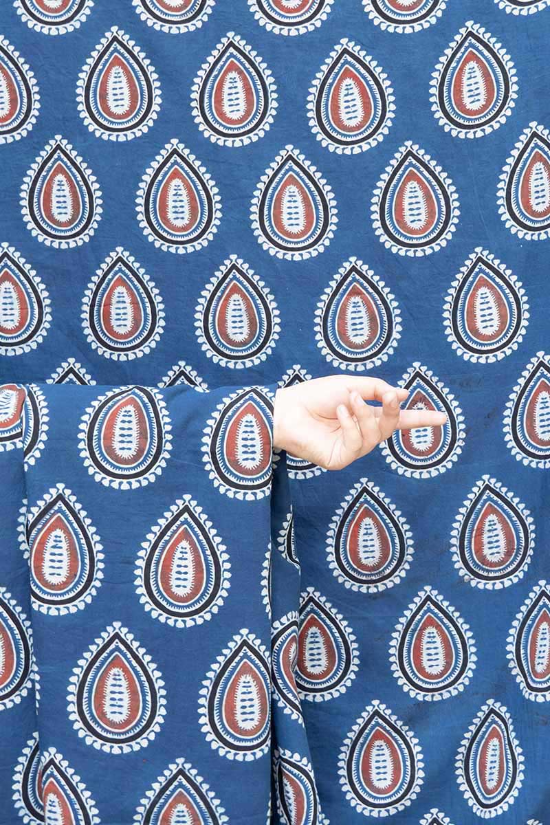 Cotton Fabric - Umi Indigo