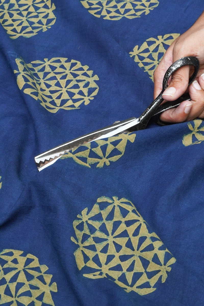 Cut Fabric - Aida Indigo & Henna