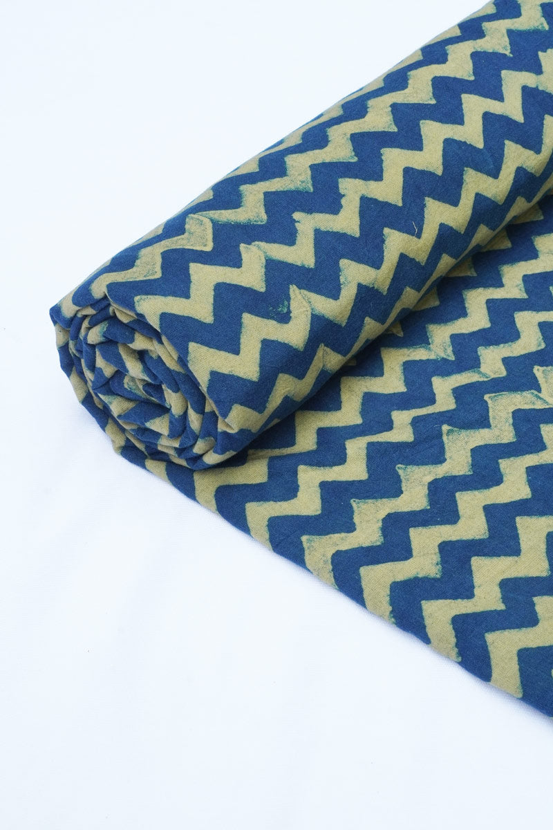 Cotton Fabric - Emir Indigo & Henna
