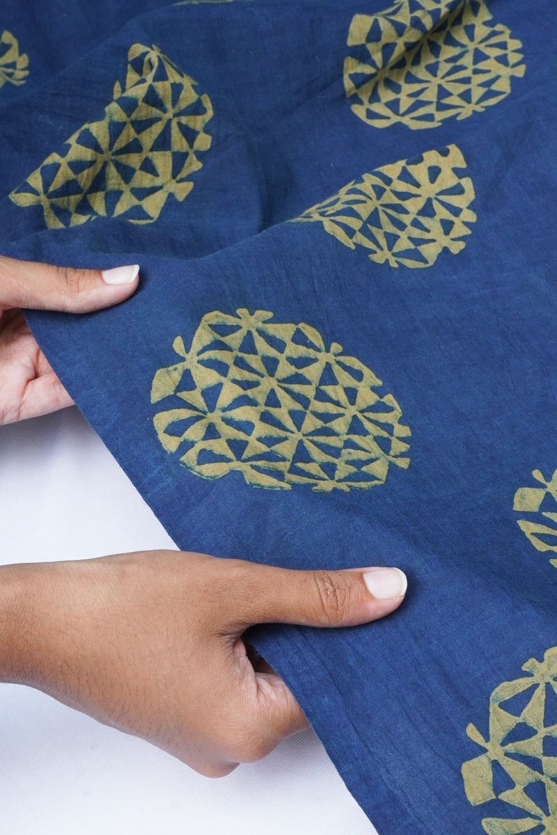 Cut Fabric - Aida Indigo & Henna