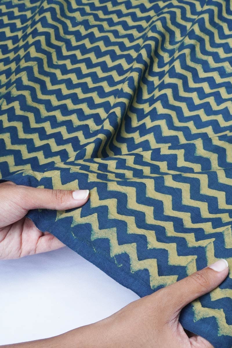 Cotton Fabric - Emir Indigo & Henna