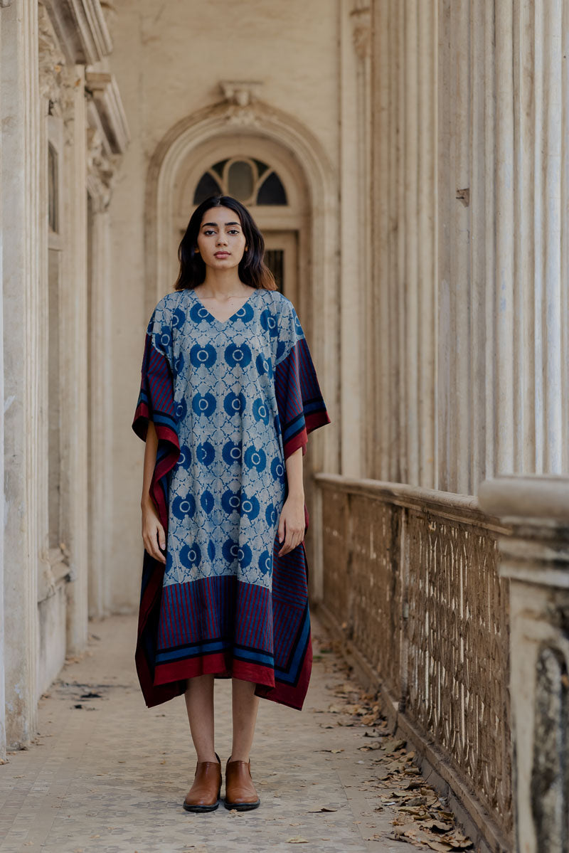 Freesize Kaftan - Indigo Neeha