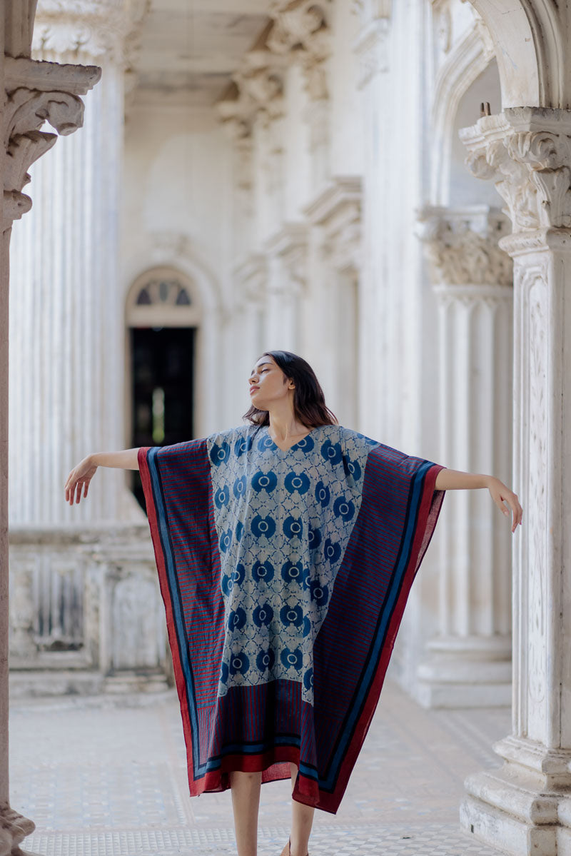 Freesize Kaftan - Indigo Neeha