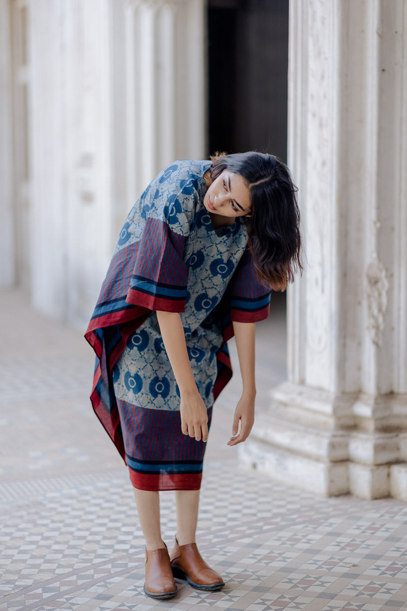 Freesize Kaftan - Indigo Neeha