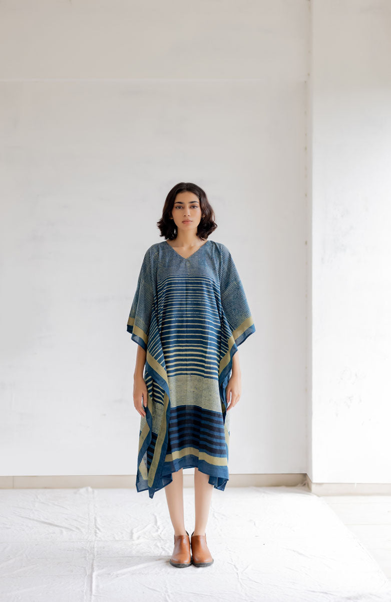 Freeszie Kaftan Dress -Geo 04