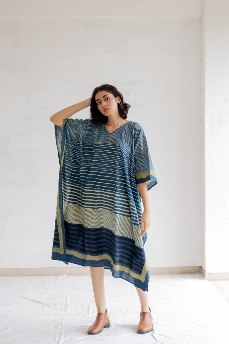 Freeszie Kaftan Dress -Geo 04