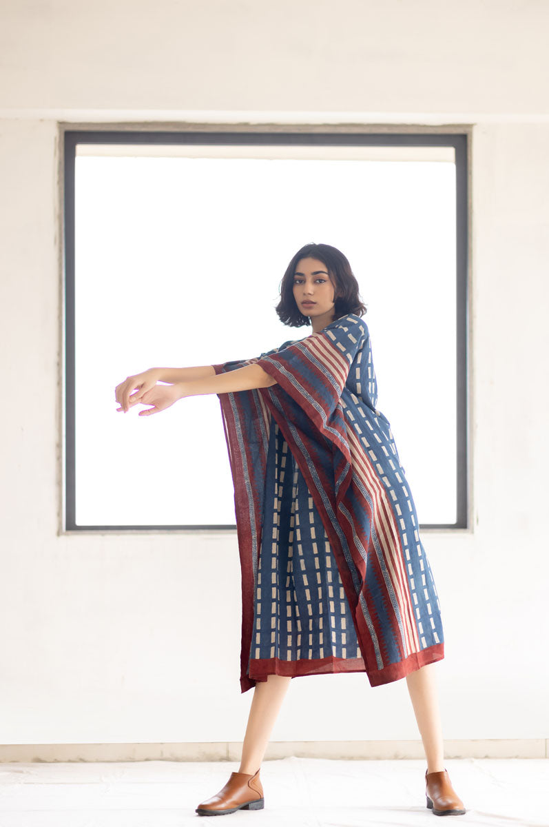 Freesize Kaftan Dress -Geo 06