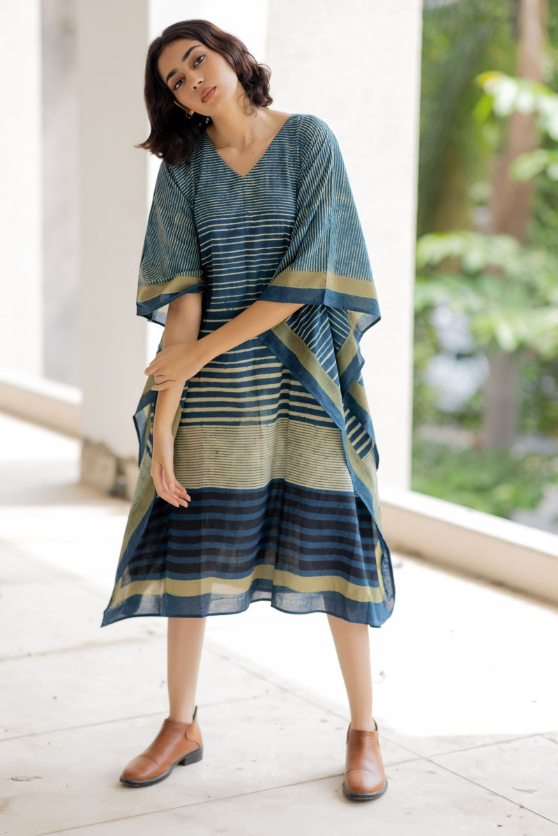 Freesize Kaftan Dress -Geo 04