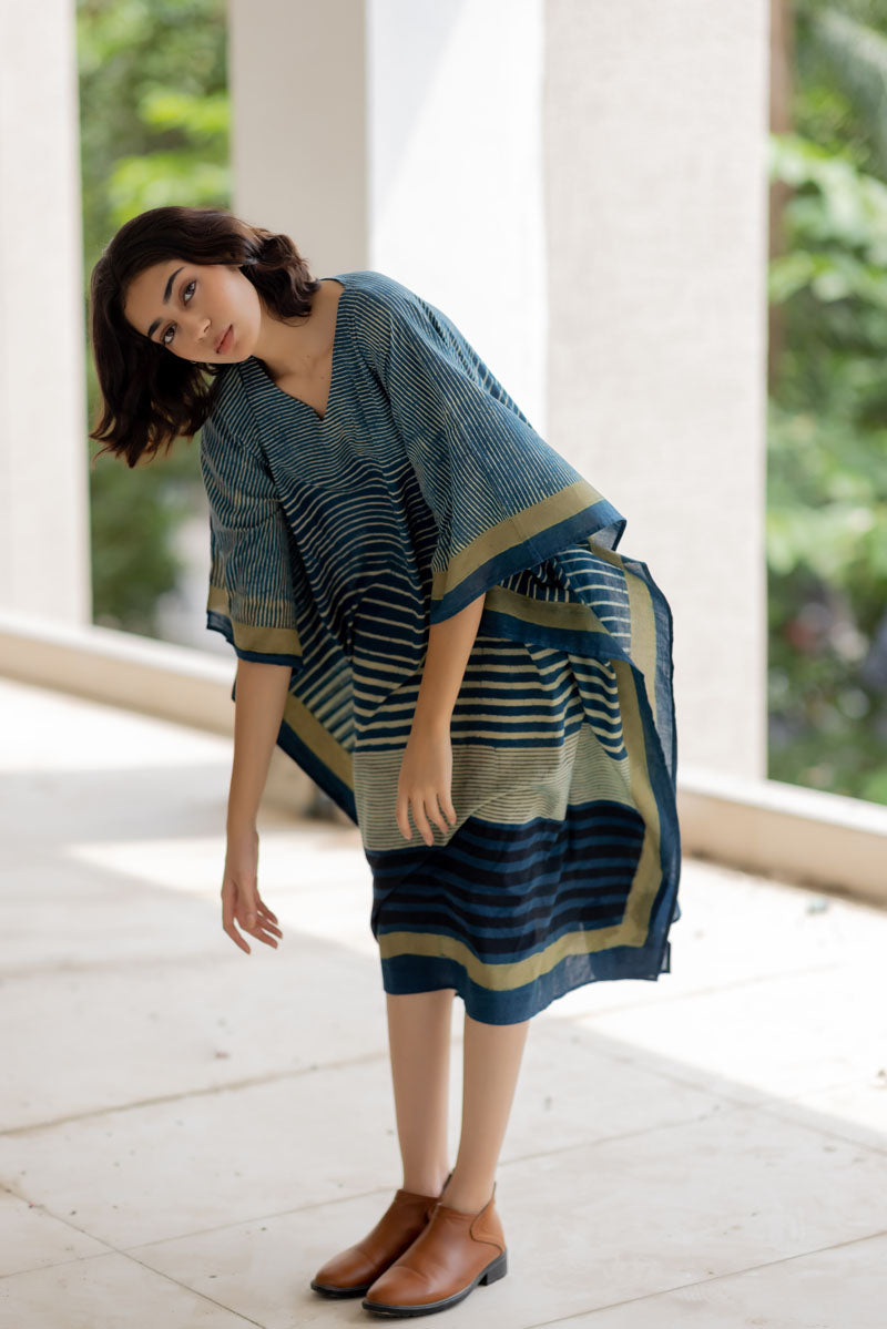 Freeszie Kaftan Dress -Geo 04