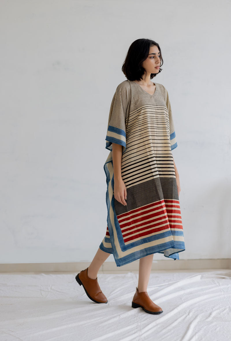 Freeszie Kaftan Dress -Geo 22