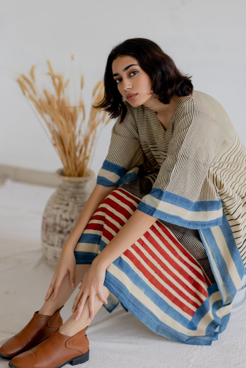 Freesize Kaftan Dress -Geo 22