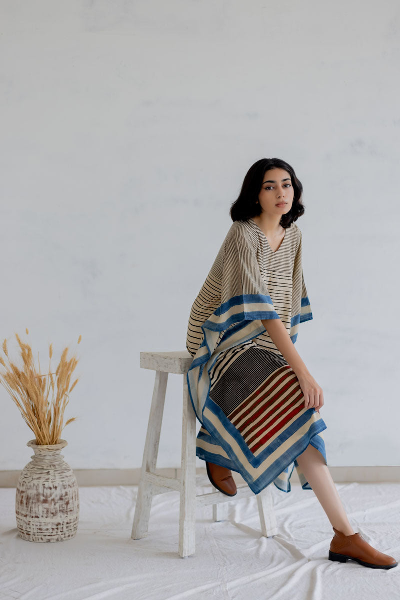 Freesize Kaftan Dress -Geo 22