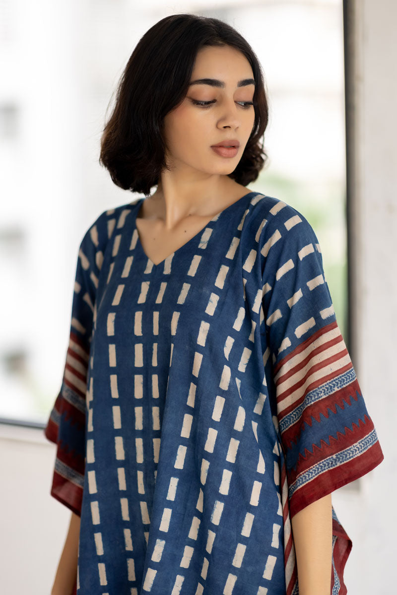 Freeszie Kaftan Dress -Geo 06