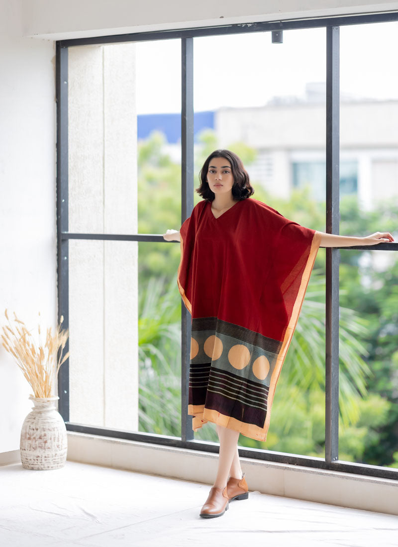 Freesize Kaftan Dress -Geo 12