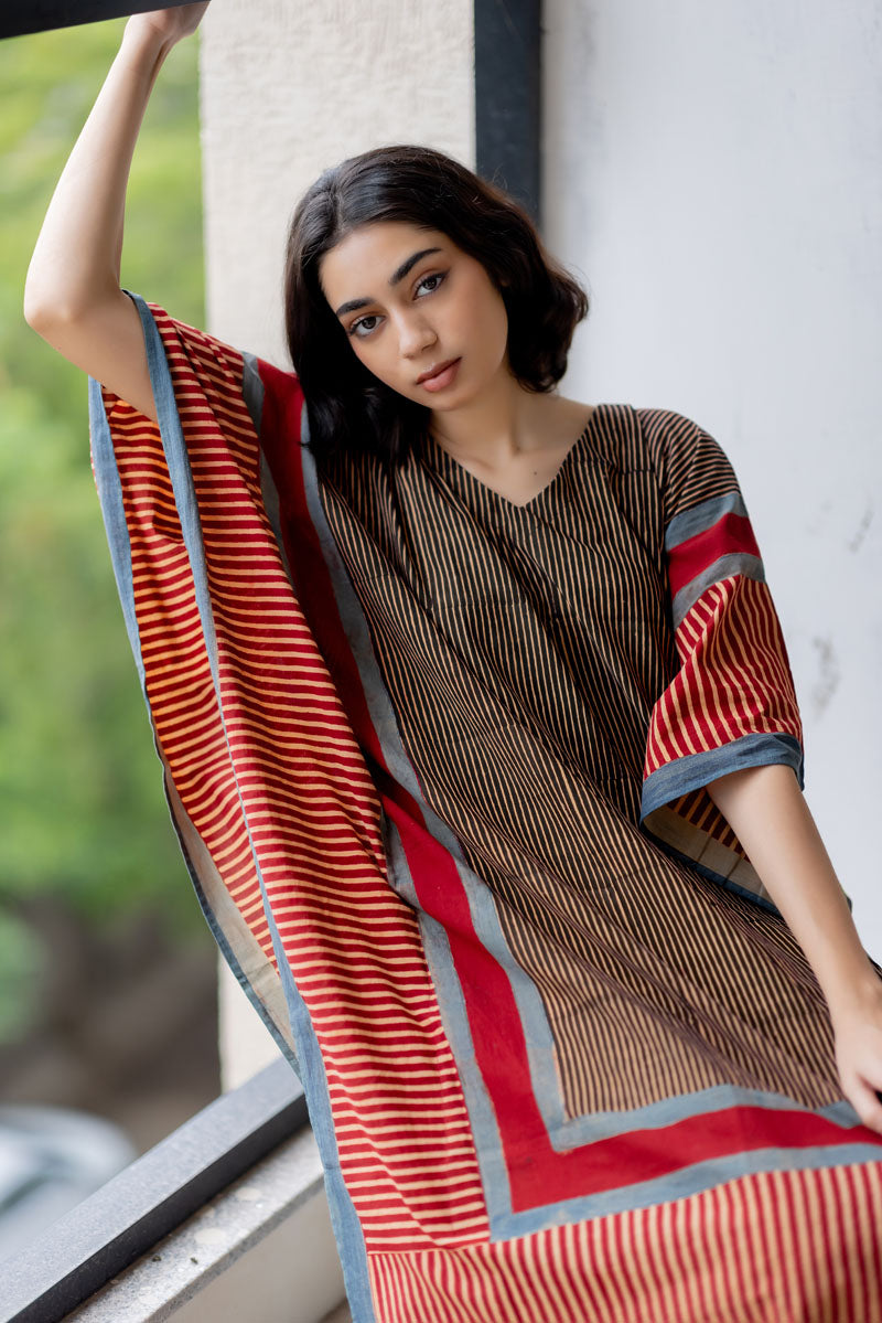 Freesize Kaftan Dress -Geo 23