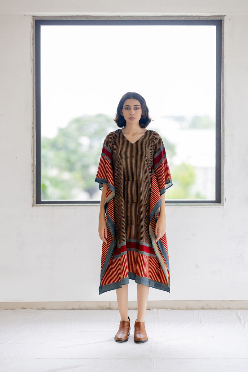 Freeszie Kaftan Dress -Geo 23