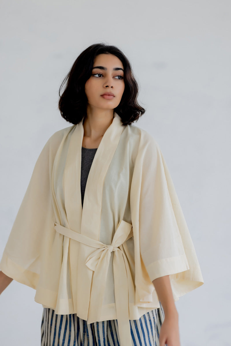 Freesize Kimono Overlay - Natural