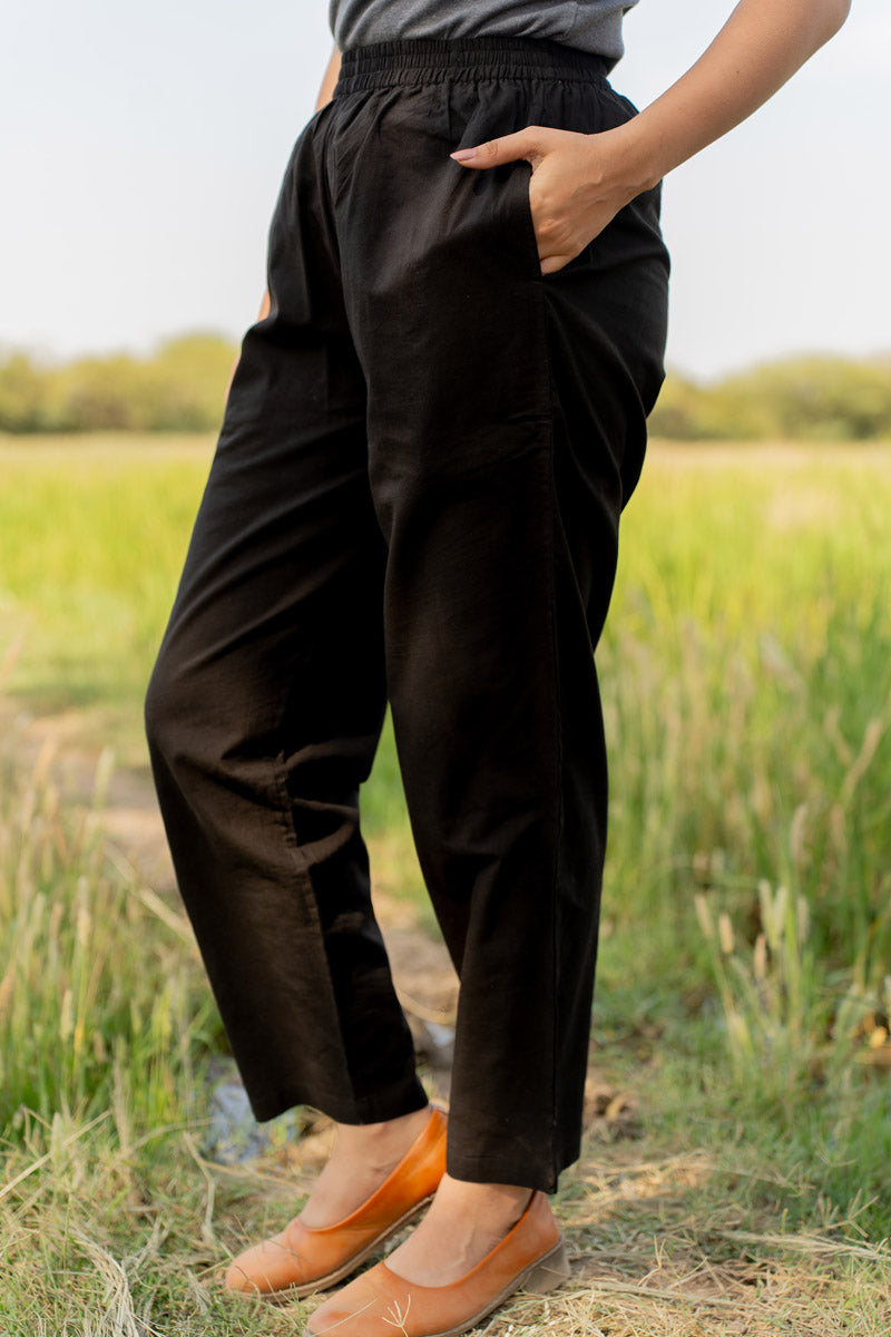 Straight Pants - Black