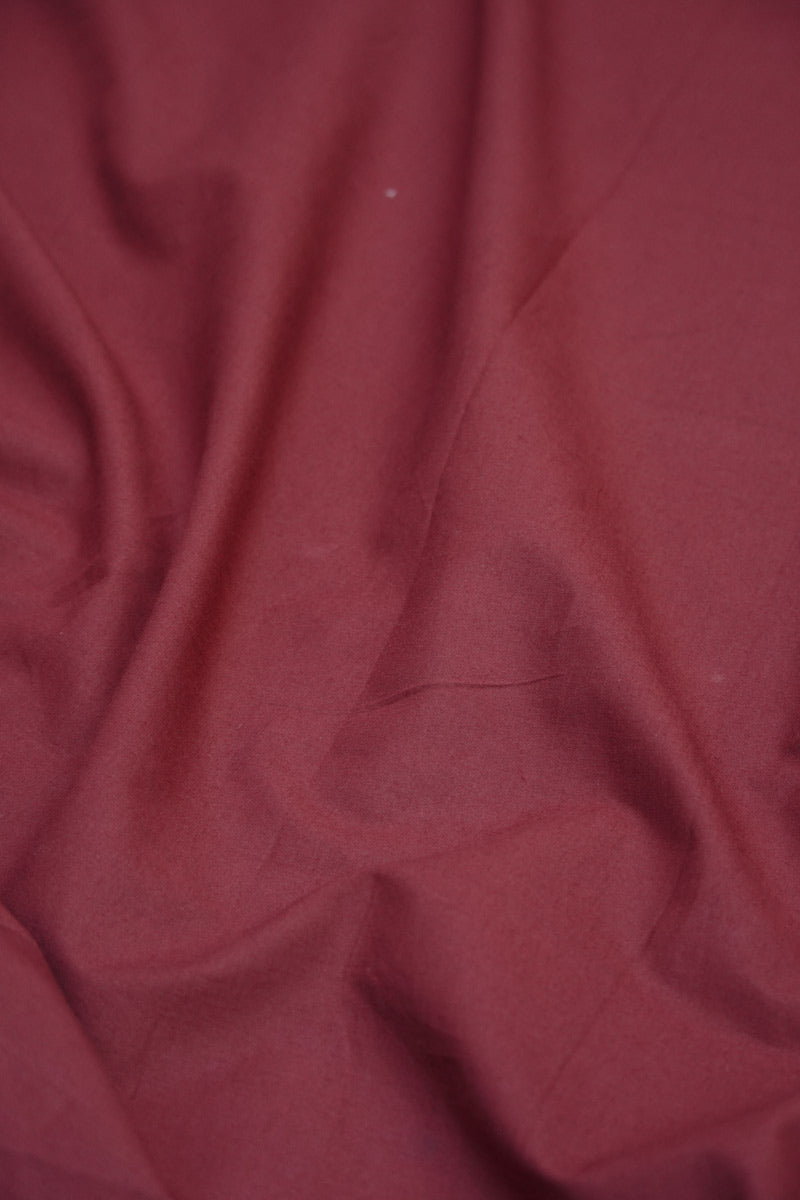 Cotton Fabric - Plain Maroon