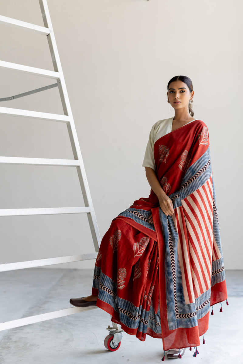 Cotton Saree - Zira