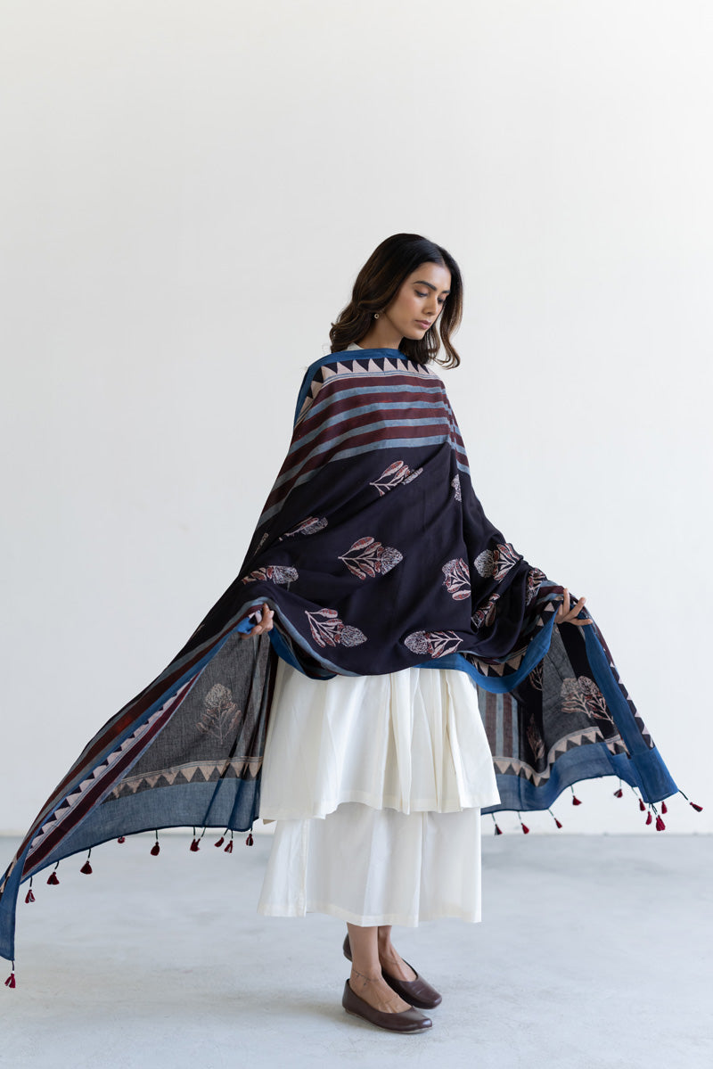 Cotton Dupatta - Zira