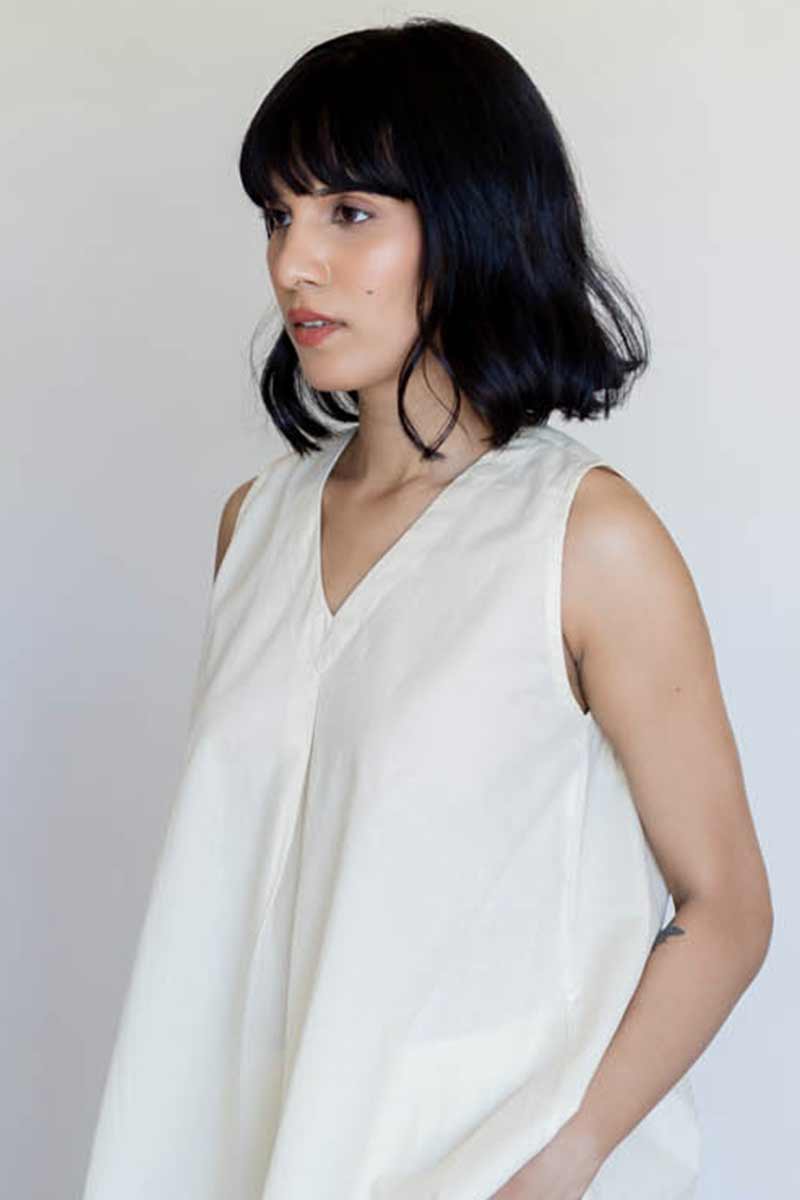 Tara Top - Natural White