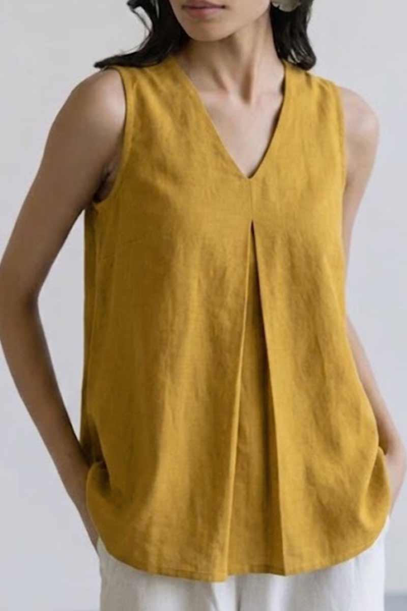 Tara Top - Mustard