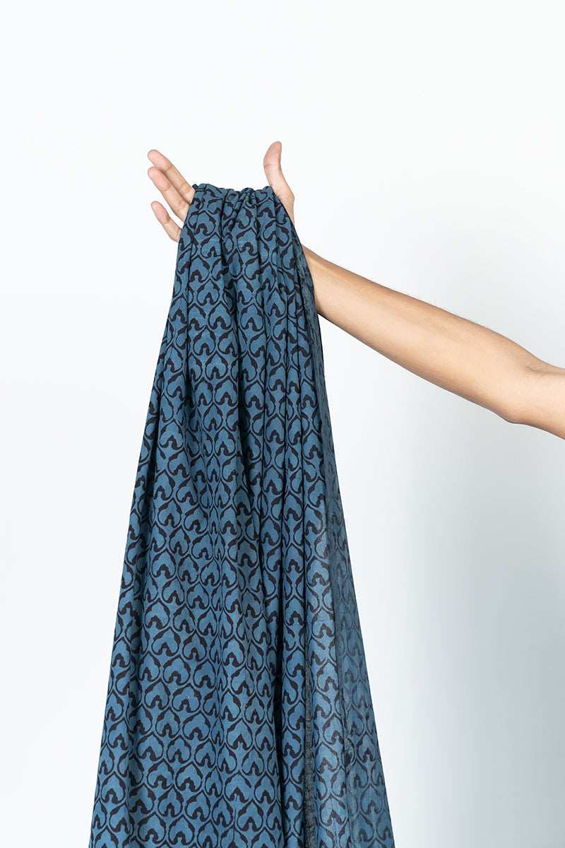 Cut Fabric - Ziba Black & Indigo
