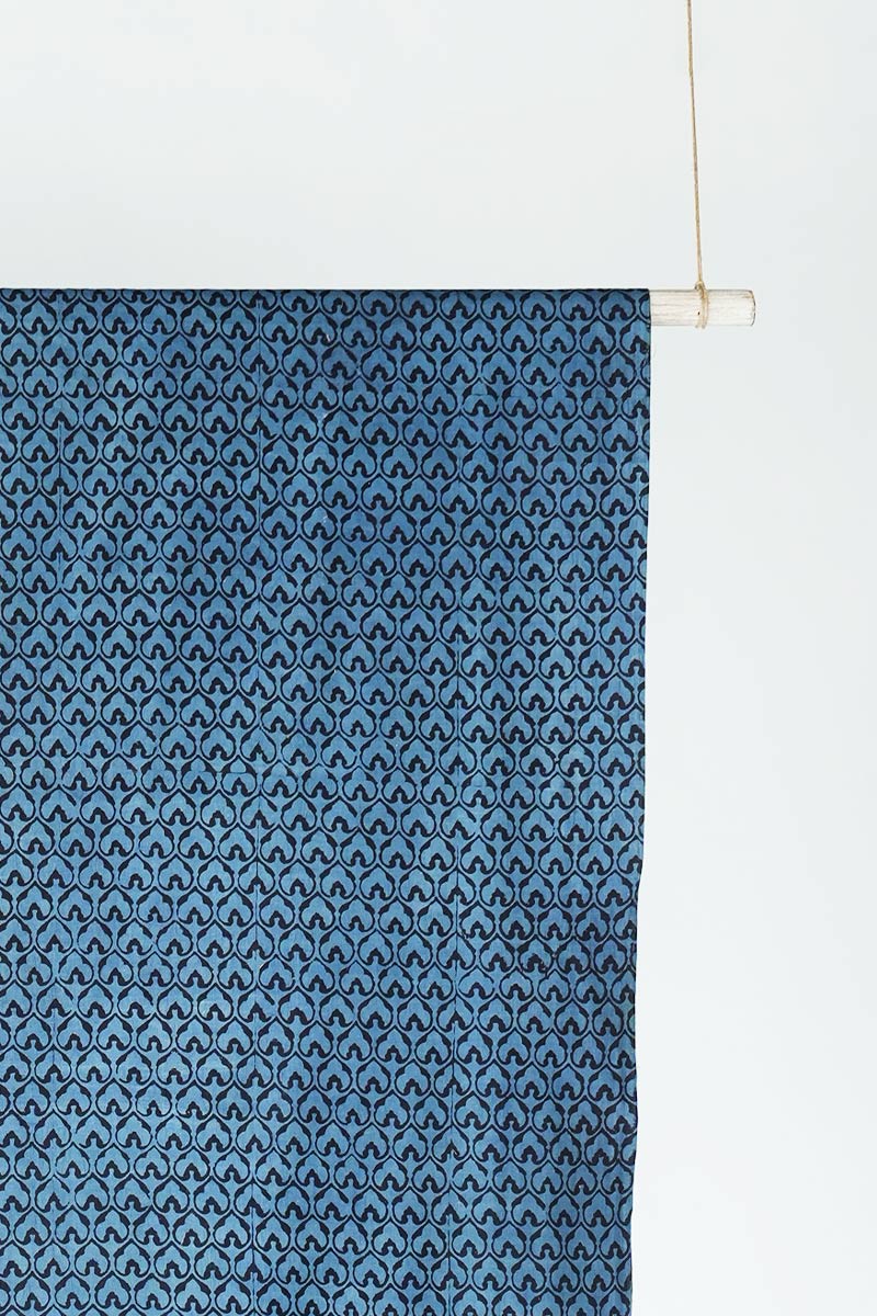 Cut Fabric - Ziba Black & Indigo