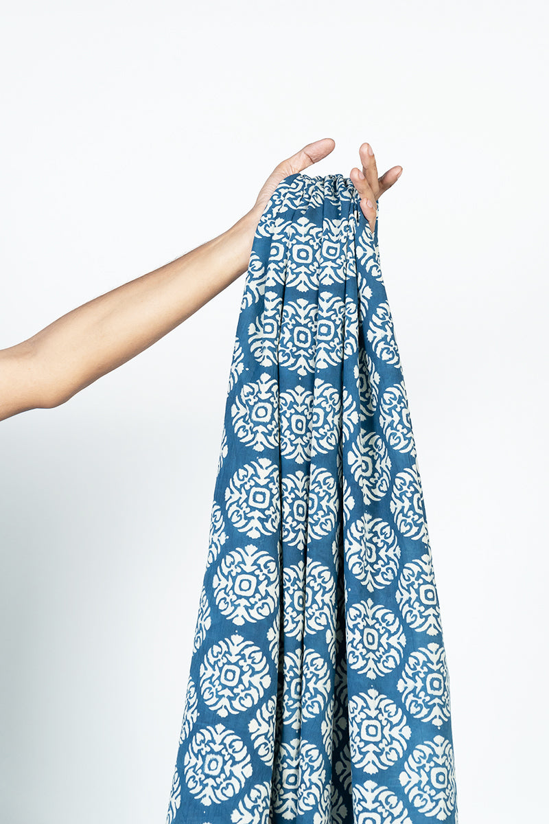 Cotton Fabric - Riyahin Indigo