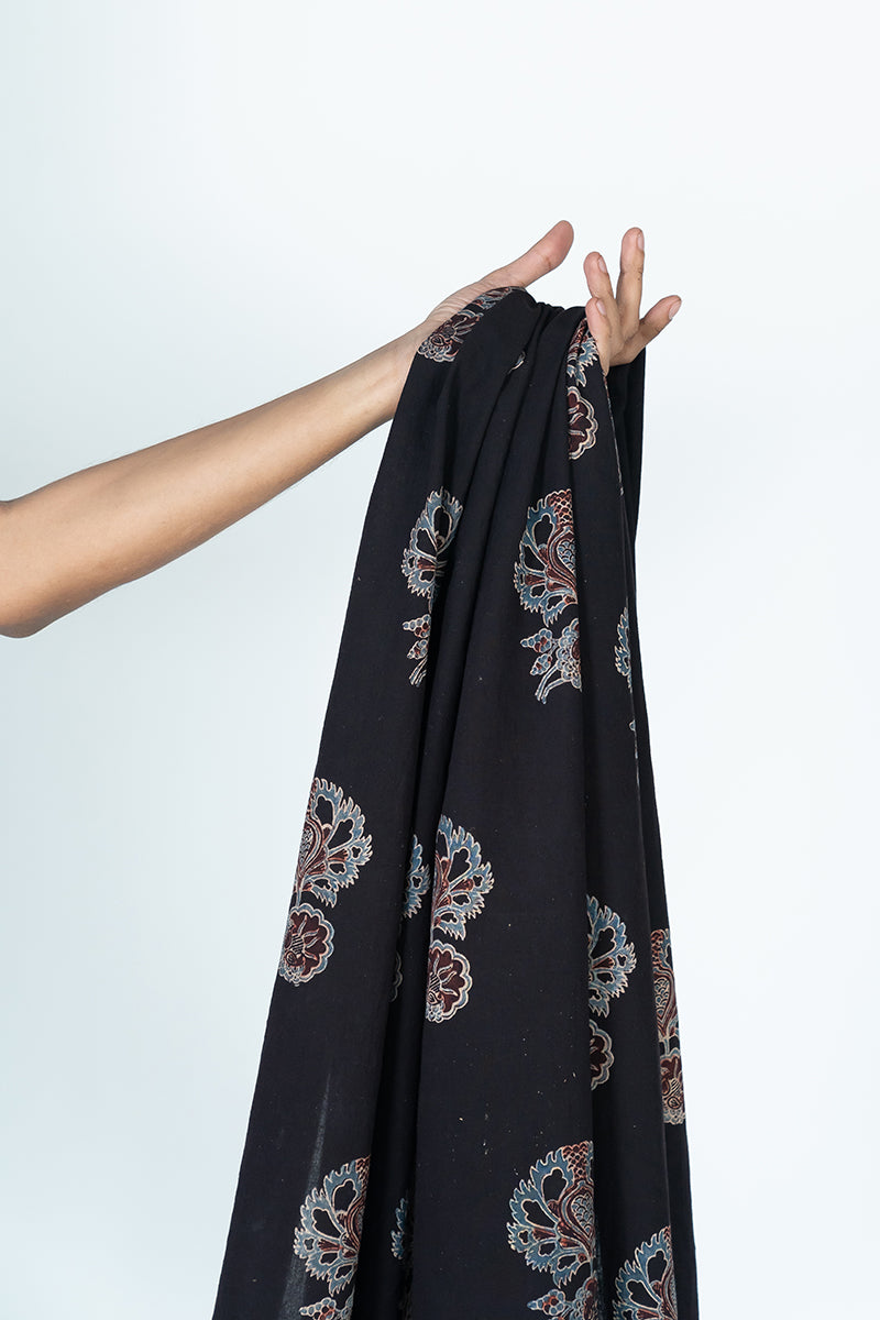 Cut Fabric - Giyah Black & Maroon