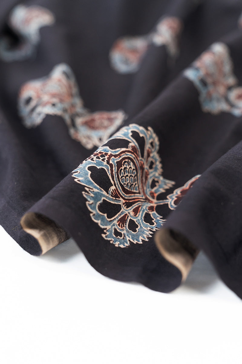Cut Fabric - Giyah Black & Maroon