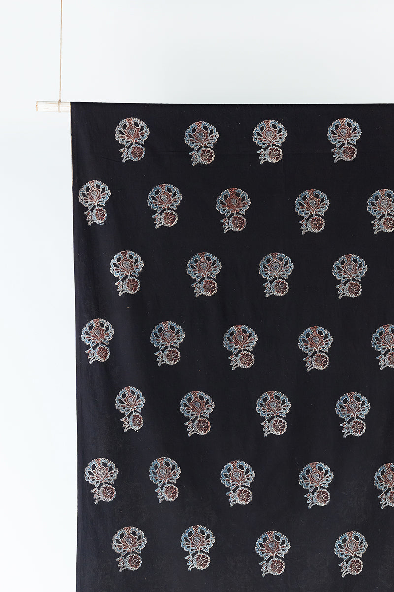 Cut Fabric - Giyah Black & Maroon