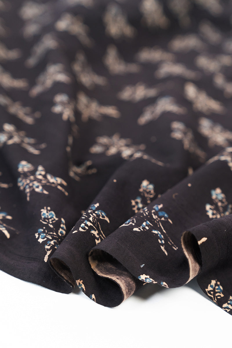 Cotton Fabric - Bayaa Black