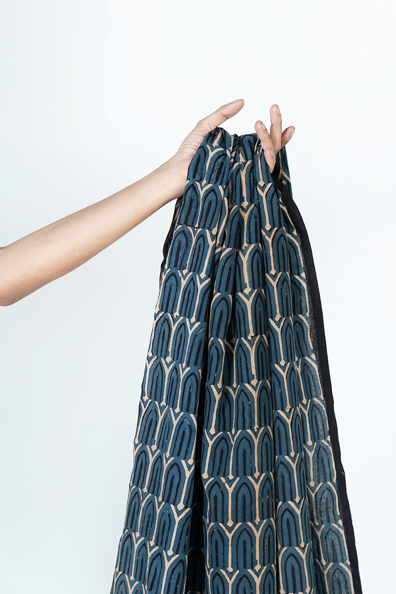 Cut Fabric - Yamira Black & Indigo