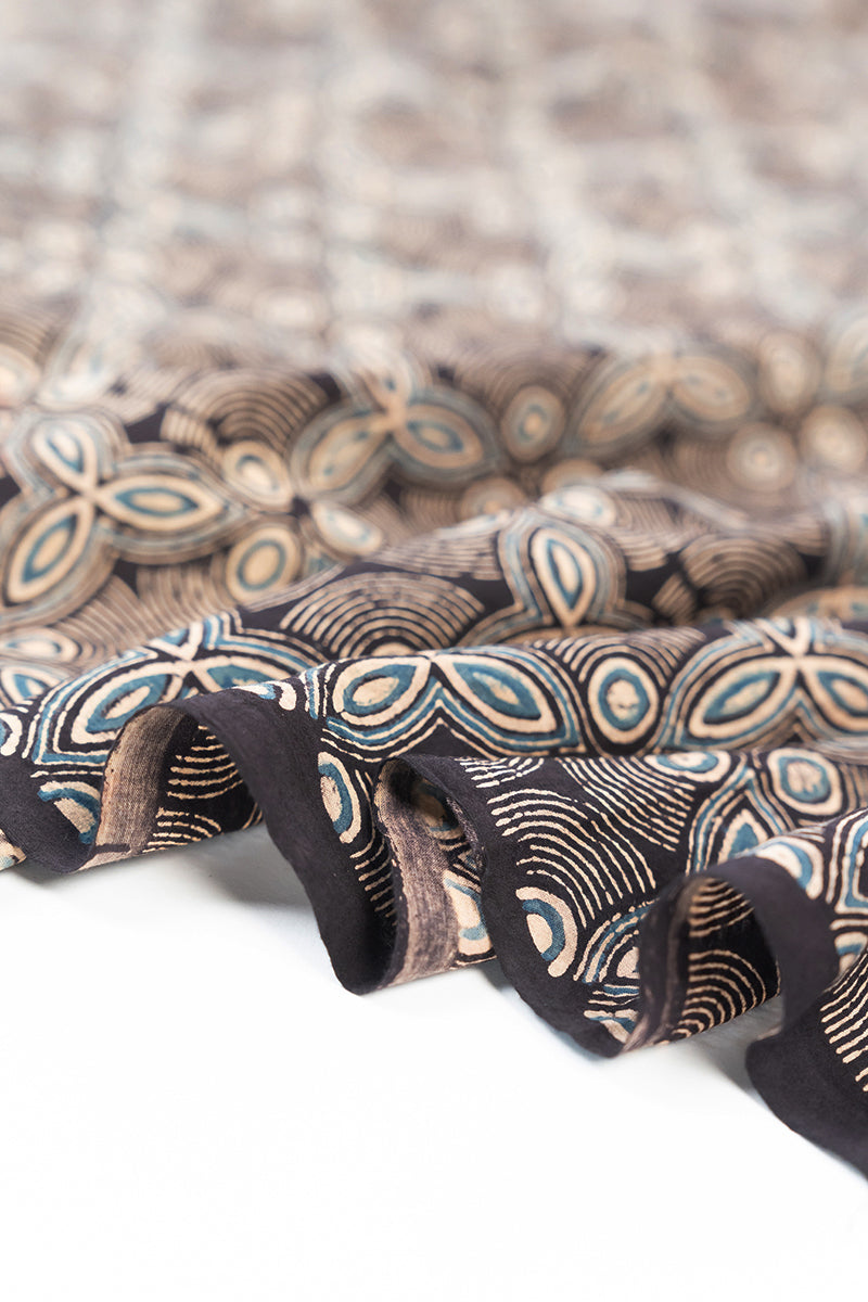 Cotton Fabric - Tridha Black