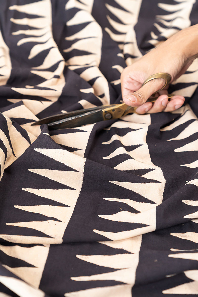 Cotton Fabric - Tavya Black
