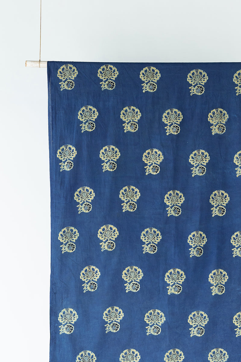 Cut Fabric - Giyah Indigo & Henna