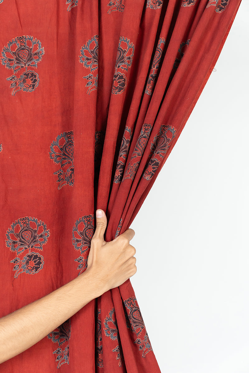 Cotton Fabric - Giyah Red