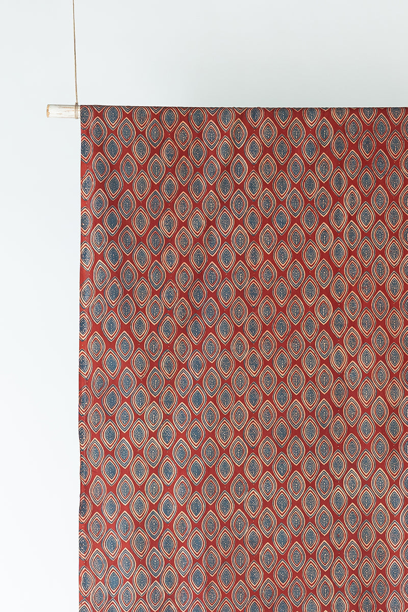 Cotton Fabric - Nakhali Red