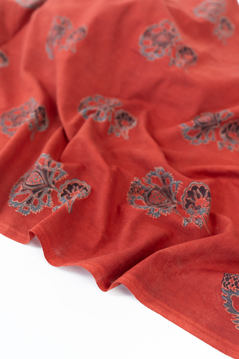 Cotton Fabric - Giyah Red