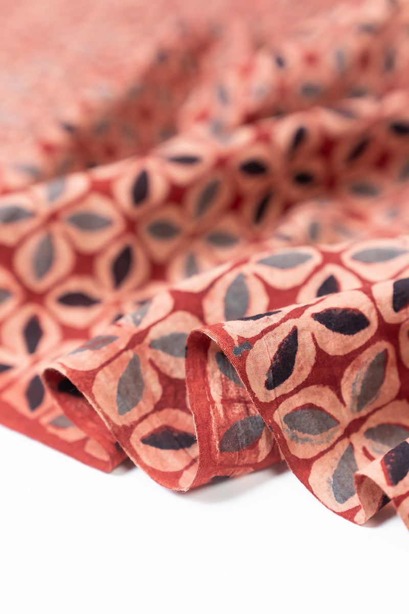Cotton Fabric - Laya Red
