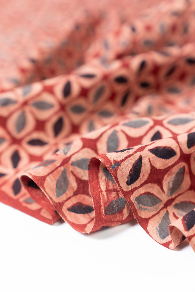 Cotton Fabric - Laya Red