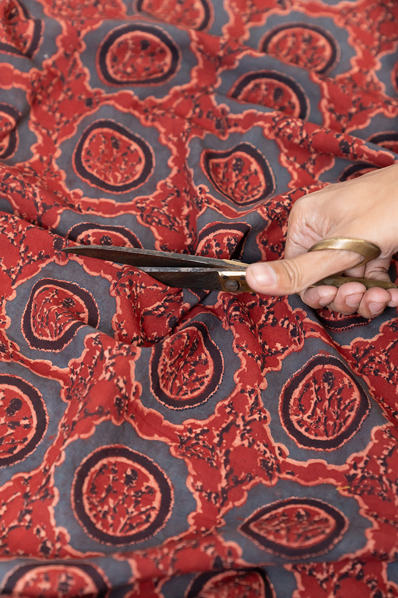 Cut Fabric - Nahal Red