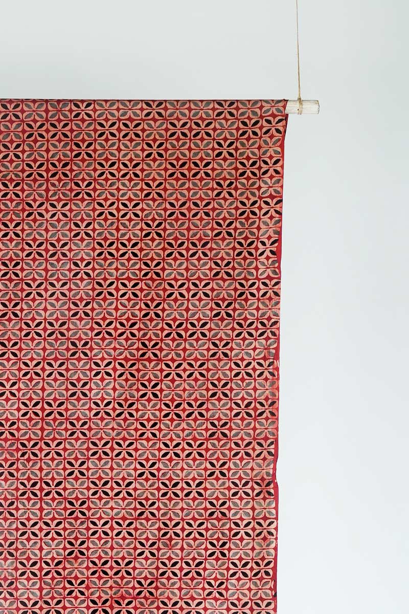 Cotton Fabric - Laya Red