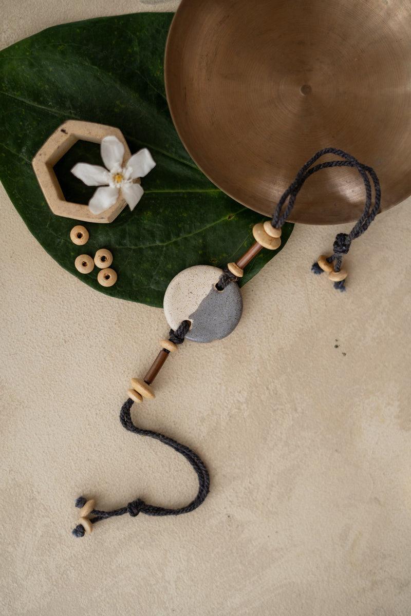 Tie up Bracelet - Round Dual tone